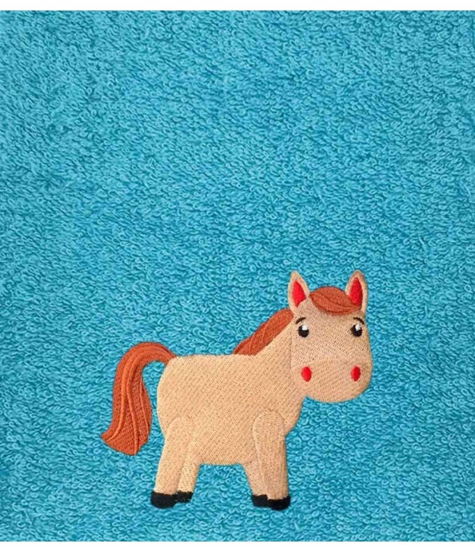 Drap de Bain Cheval 4 Personnalisé 70X140