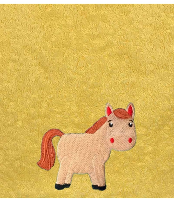 Drap de Bain Cheval 4 Personnalisé 70X140