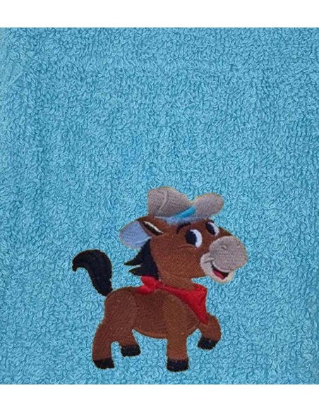 Drap de Bain Cheval Cowboy Personnalisé 70X140