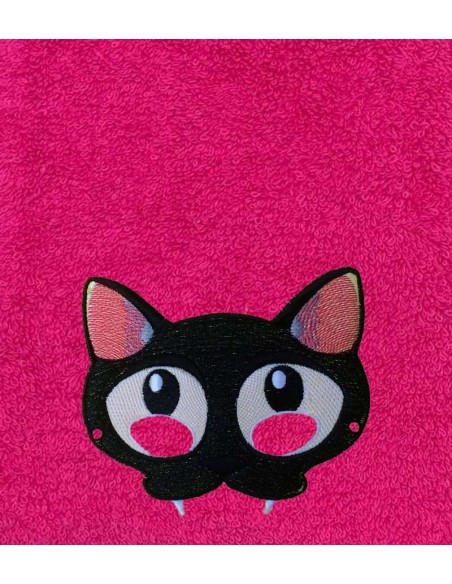 Drap de Bain Chat 8 Personnalisé 70X140