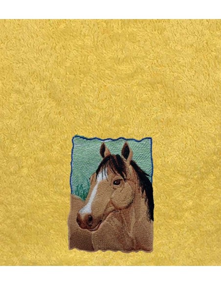 Drap de Bain Cheval 8 Personnalisé 70X140