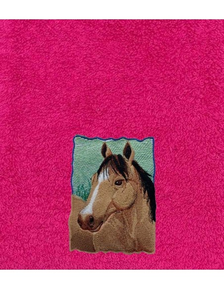 Drap de Bain Cheval 8 Personnalisé 70X140