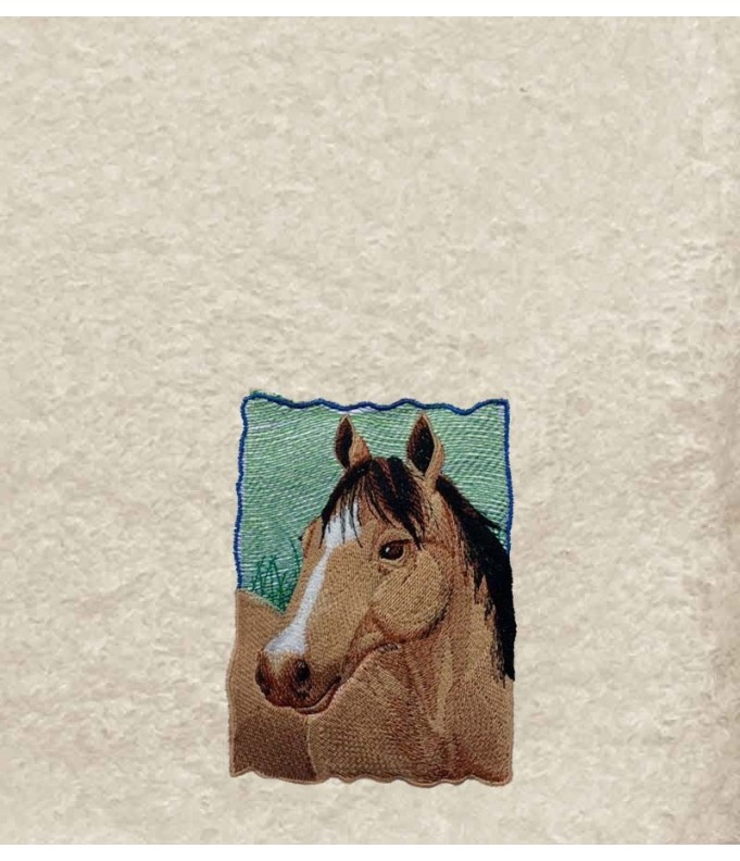 Drap de Bain Cheval 8 Personnalisé 70X140