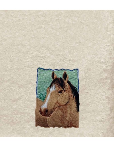 Drap de Bain Cheval 8 Personnalisé 70X140