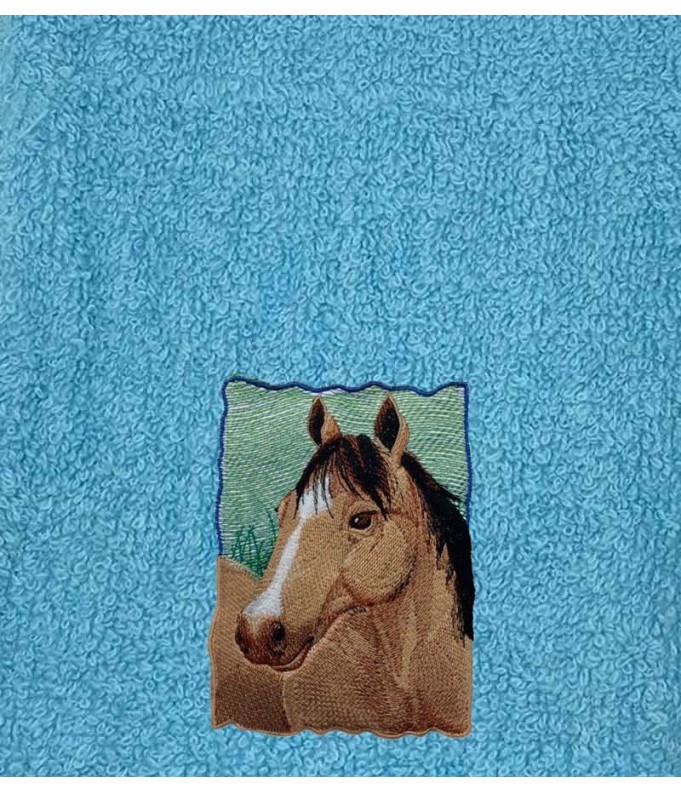 Drap de Bain Cheval 8 Personnalisé 70X140