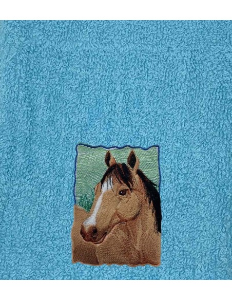 Drap de Bain Cheval 8 Personnalisé 70X140