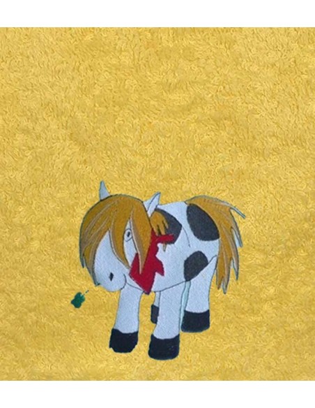 Drap de Bain Pottok Personnalisé 70X140