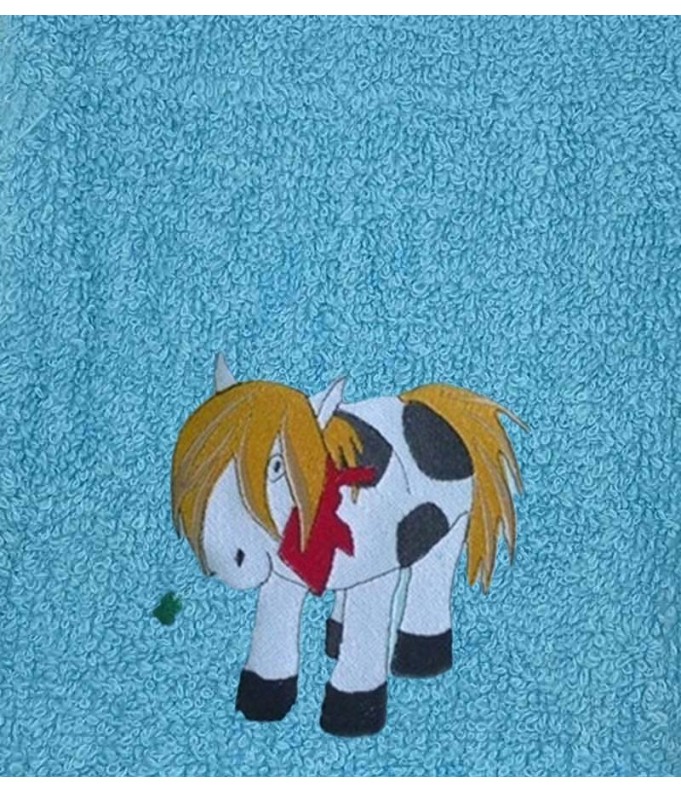 Drap de Bain Pottok Personnalisé 70X140