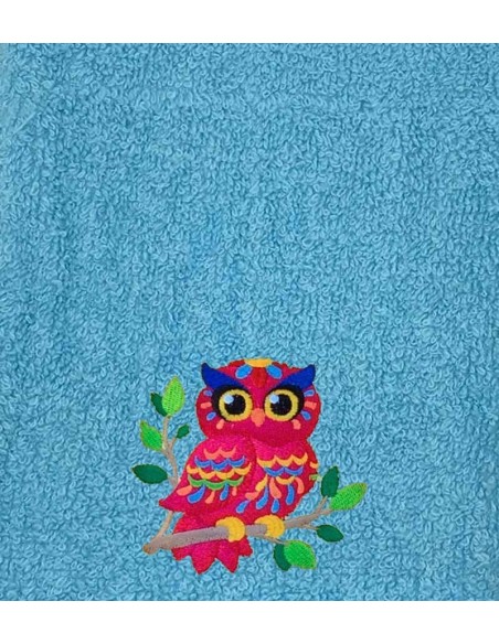 Drap de Bain Chouette 2 Personnalisé 70X140