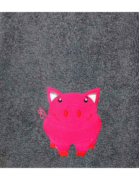 Drap de Bain Cochon Personnalisé 70X140