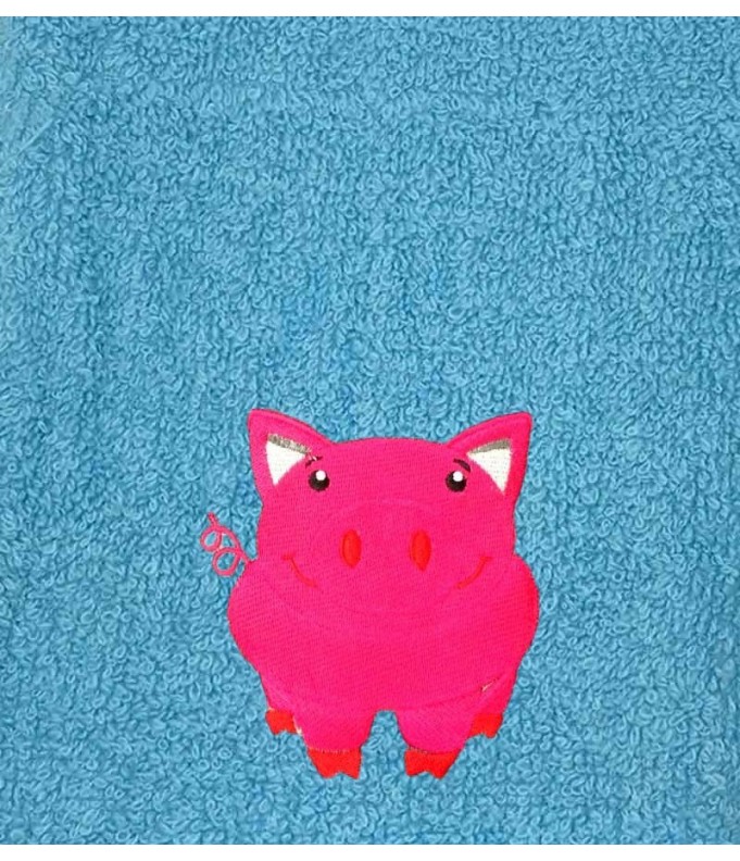 Drap de Bain Cochon Personnalisé 70X140
