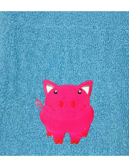 Drap de Bain Cochon Personnalisé 70X140