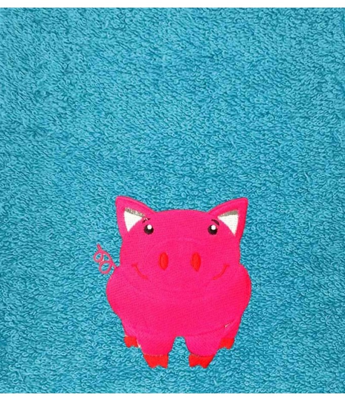 Drap de Bain Cochon Personnalisé 70X140