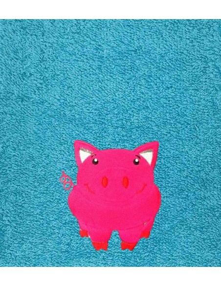 Drap de Bain Cochon Personnalisé 70X140