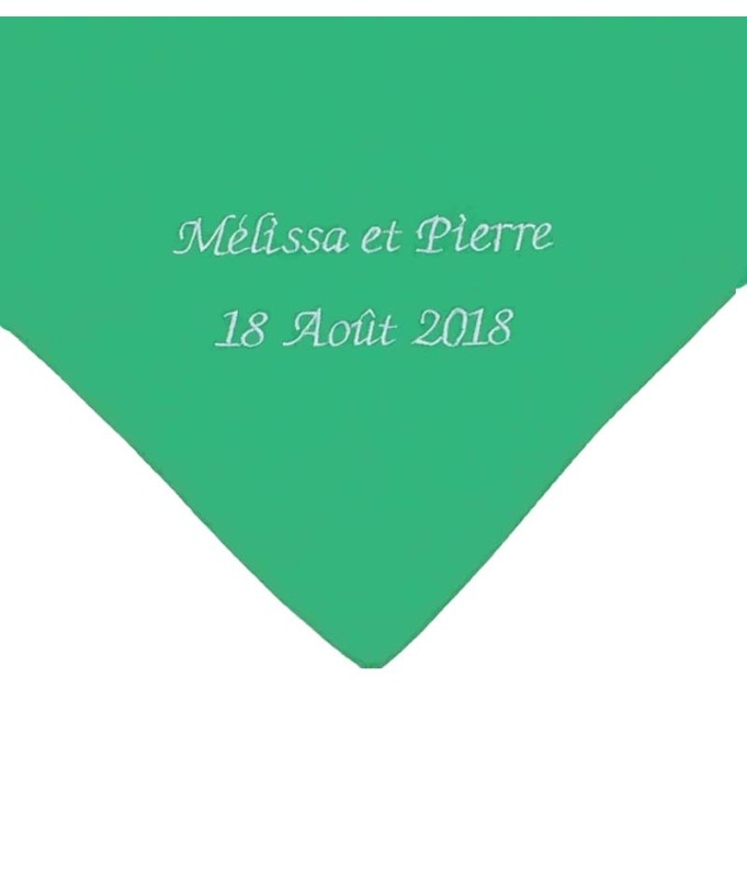 Foulard personnalisé par broderie (6 couleurs...