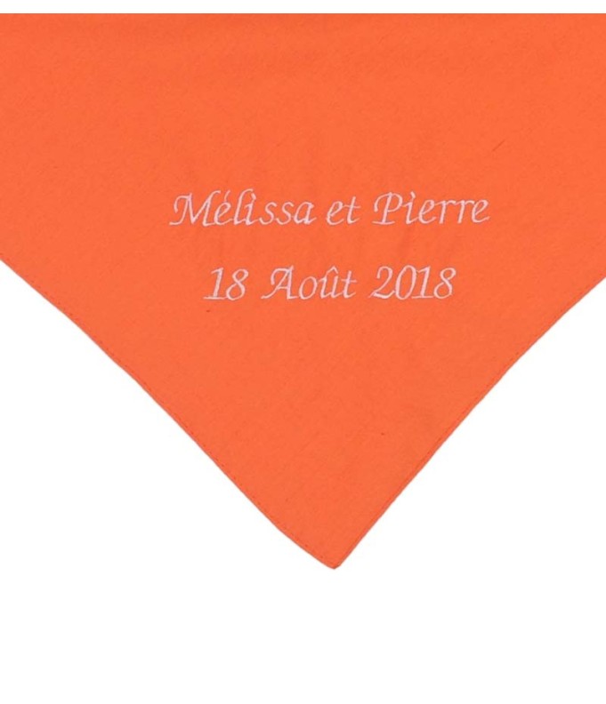 Foulard personnalisé par broderie (6 couleurs...