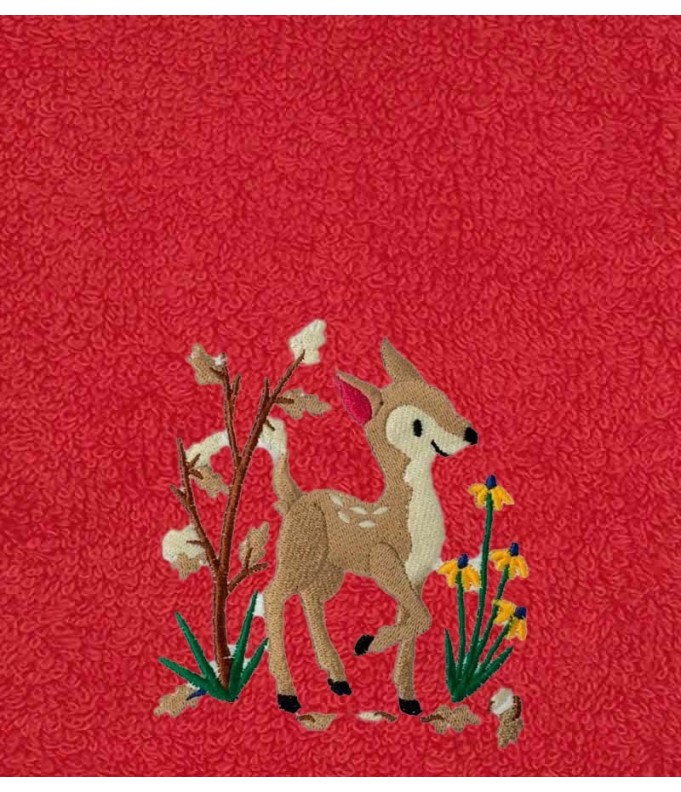 Drap de Bain Faon 4 Personnalisé