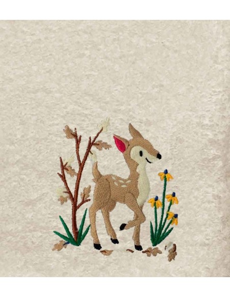 Drap de Bain Faon 4 Personnalisé