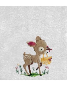 Drap de Bain Faon 6 Personnalisé