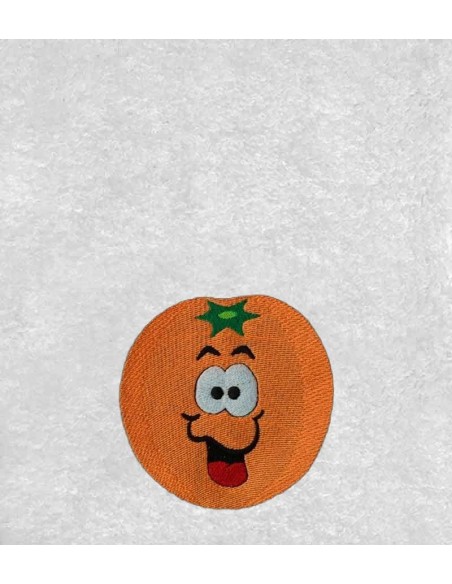 Drap de Bain Orange Personnalisé