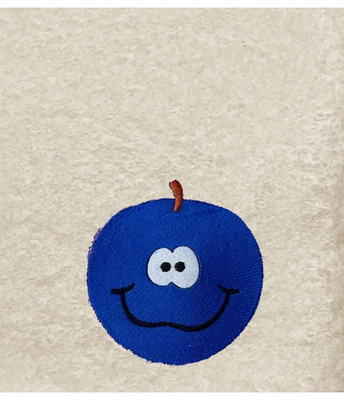 Drap de Bain Prune Personnalisé