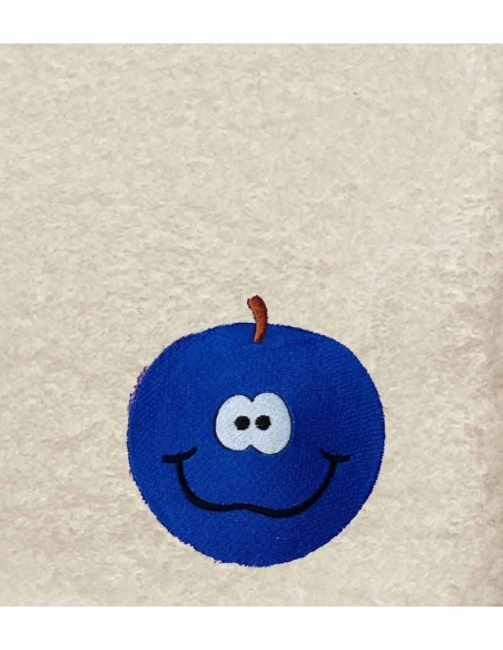 Drap de Bain Prune Personnalisé