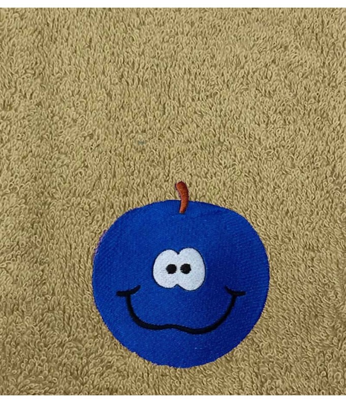 Drap de Bain Prune Personnalisé
