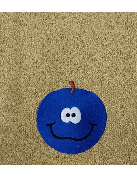 Drap de Bain Prune Personnalisé