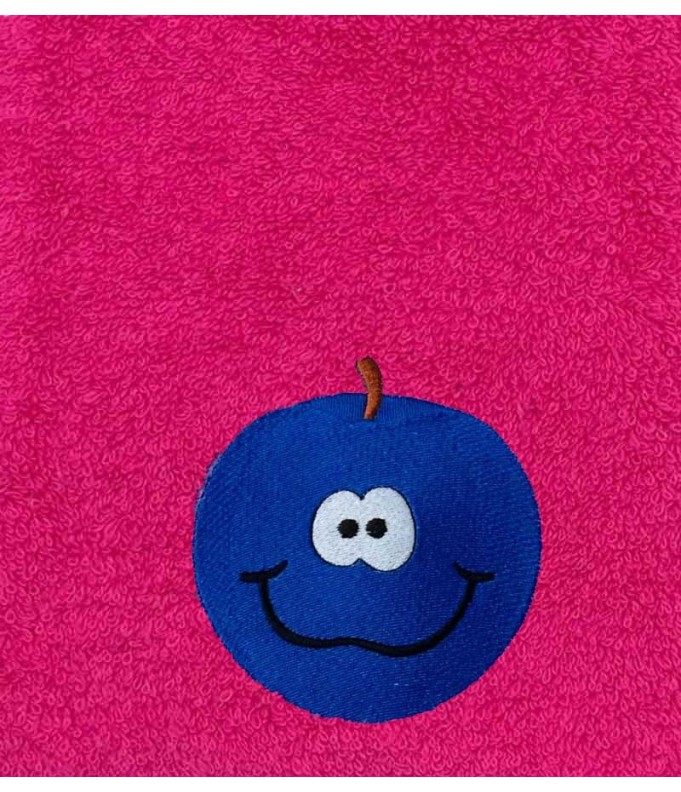 Drap de Bain Prune Personnalisé