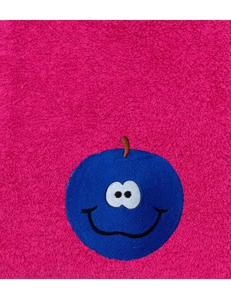 Drap de Bain Prune Personnalisé