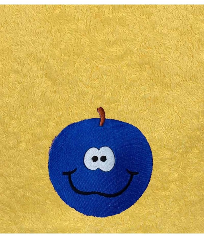 Drap de Bain Prune Personnalisé