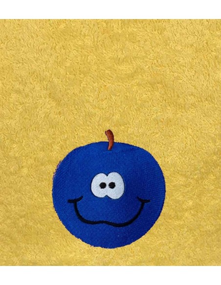 Drap de Bain Prune Personnalisé