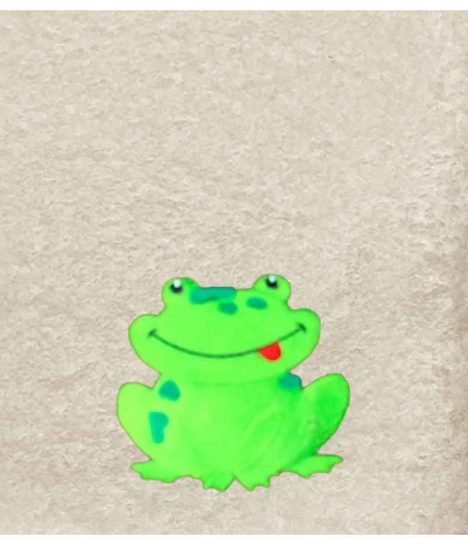 Drap de Bain Grenouille 4 Personnalisé