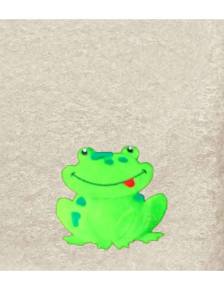Drap de Bain Grenouille 4 Personnalisé