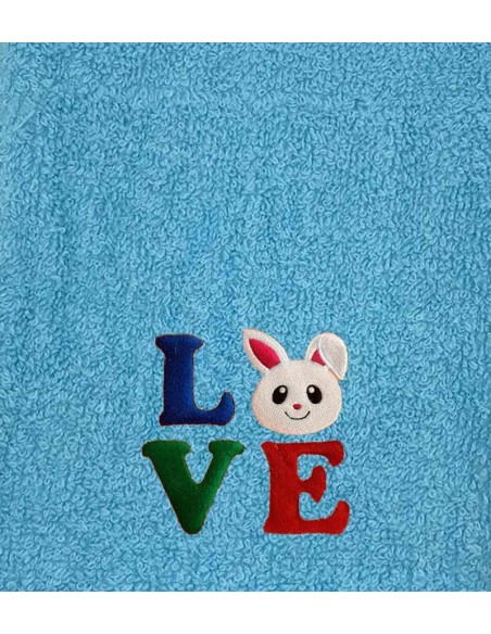Drap de Bain Lapin 4 Personnalisé