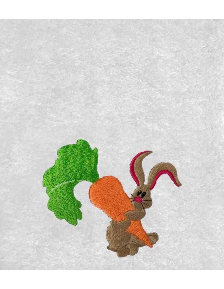 Drap de Bain Lapin 6 Personnalisé