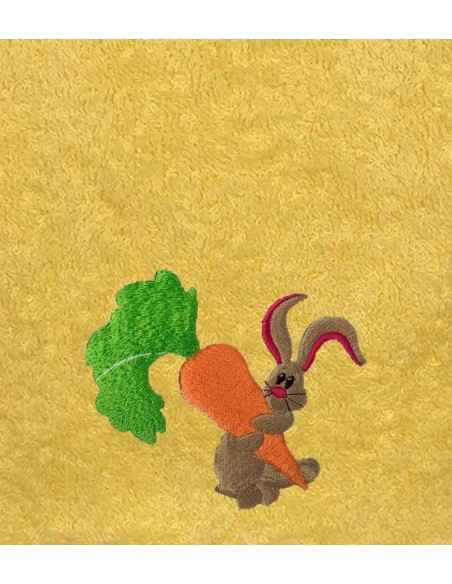 Drap de Bain Lapin 6 Personnalisé