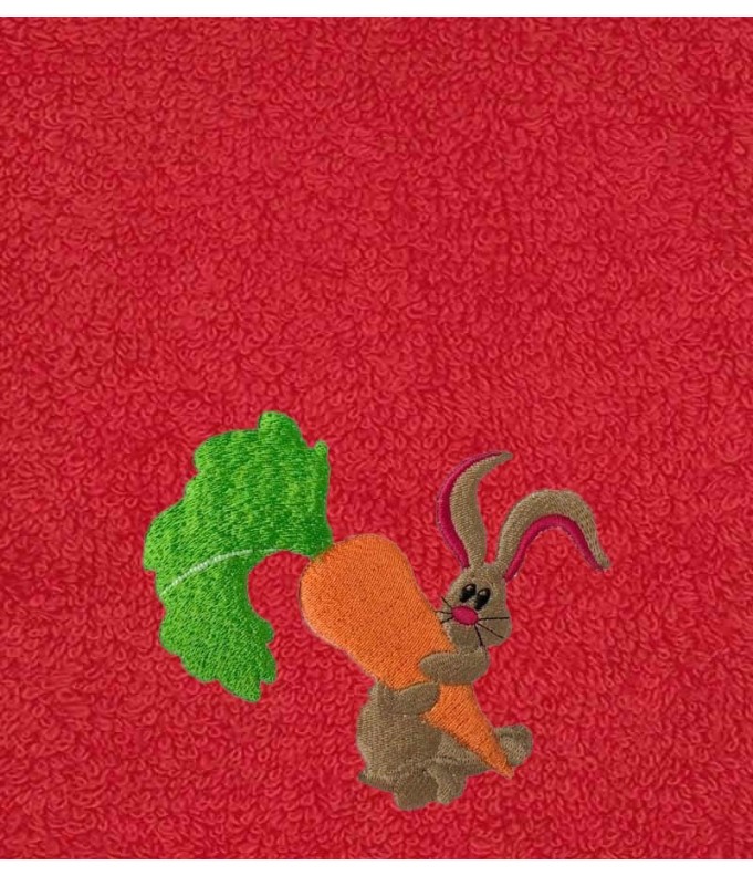 Drap de Bain Lapin 6 Personnalisé