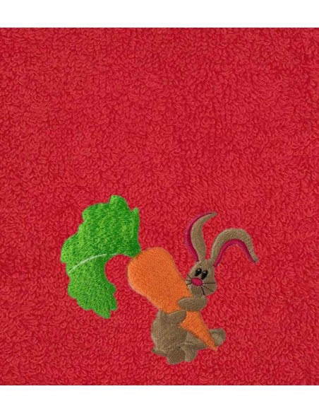 Drap de Bain Lapin 6 Personnalisé