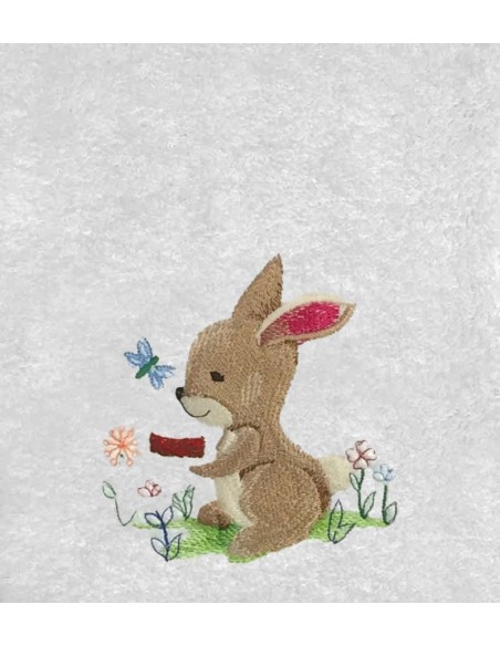 Drap de Bain Lapin 10 Personnalisé