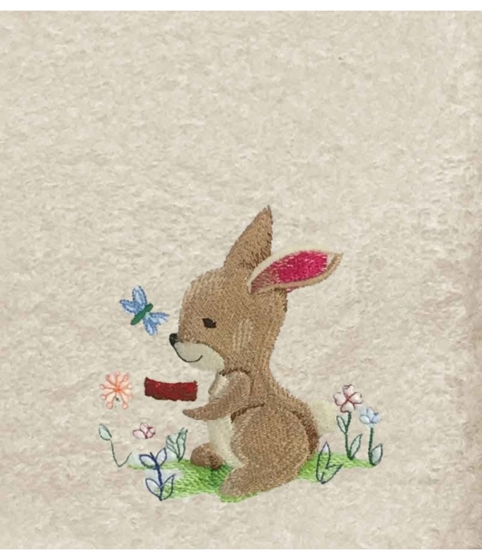 Drap de Bain Lapin 10 Personnalisé