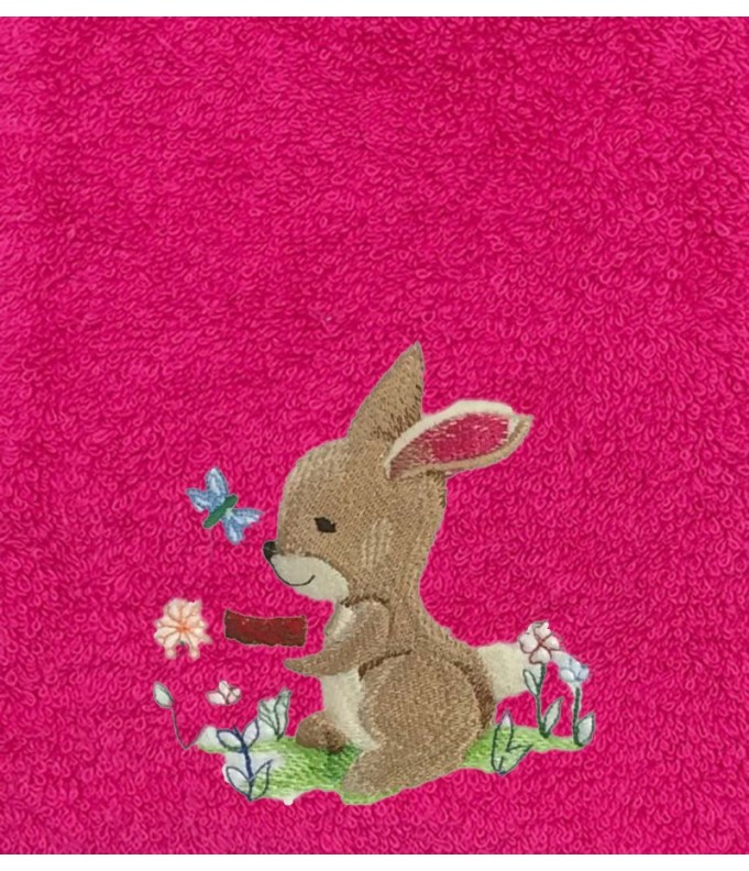 Drap de Bain Lapin 10 Personnalisé
