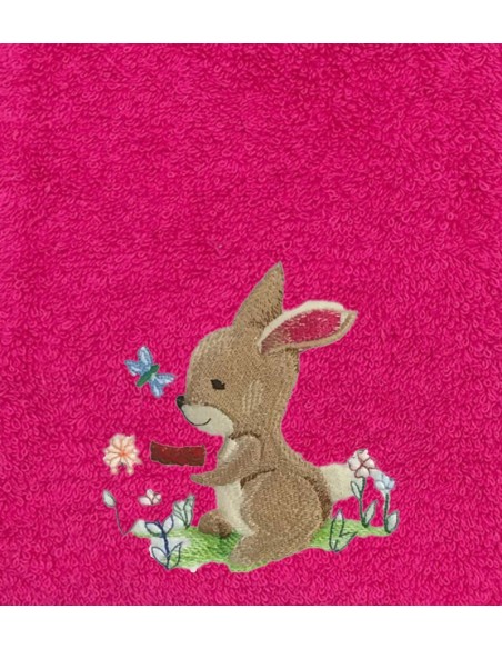 Drap de Bain Lapin 10 Personnalisé