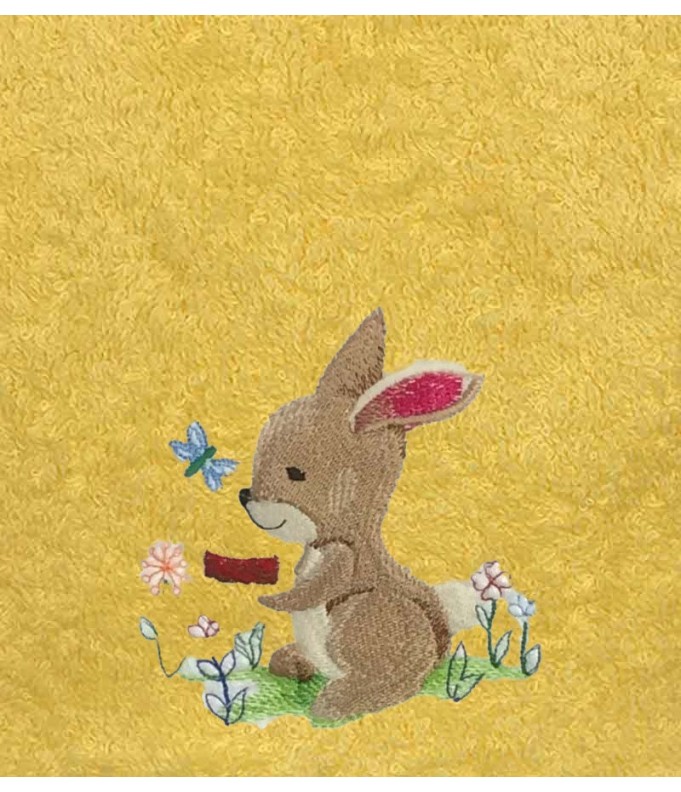 Drap de Bain Lapin 10 Personnalisé