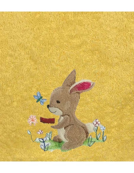 Drap de Bain Lapin 10 Personnalisé