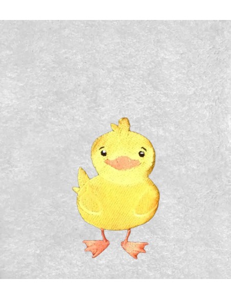 Drap de Bain Poussin Personnalisé