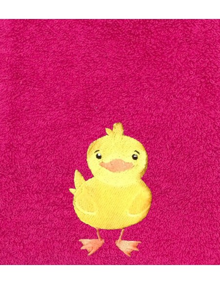 Drap de Bain Poussin Personnalisé