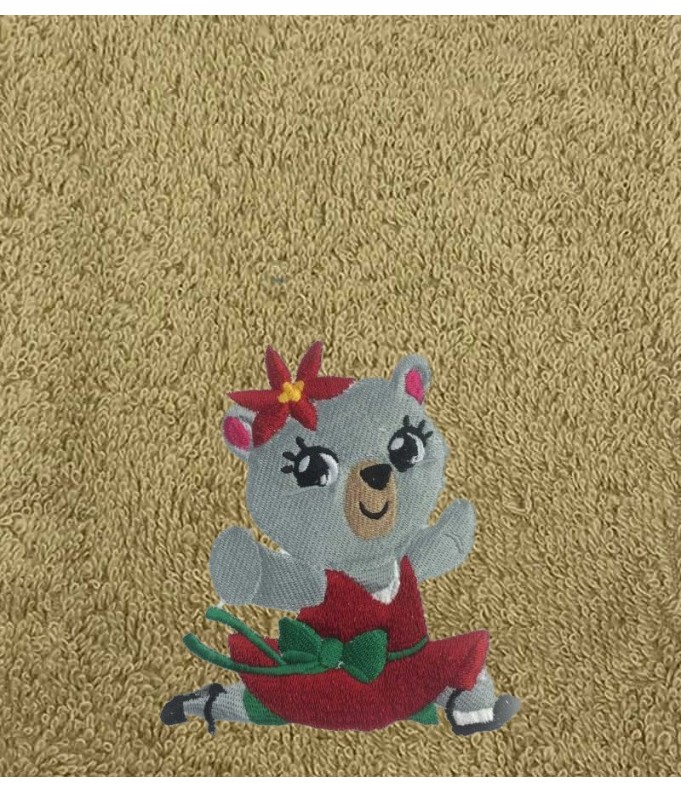 Drap de Bain Ourson Personnalisé