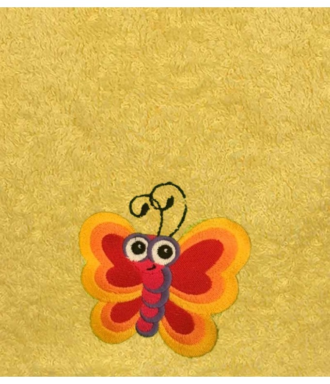 Drap de Bain Papillon Personnalisé