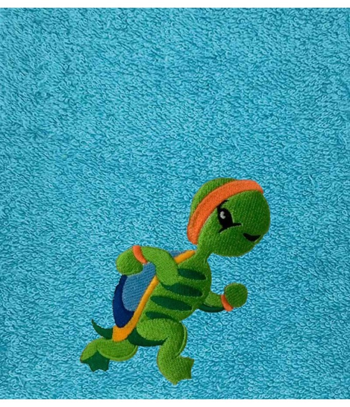 Drap de Bain Tortue Footing Personnalisé